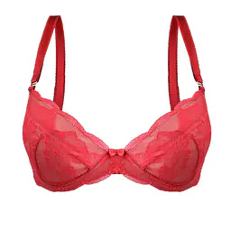 Biustonosz Amelia typu push-up to nowa propozycja bazowa marki Mediolano!
Model zapewnia podniesienie i uwydatnienie biustu, dzięki czemu optycznie zwiększa jego objętość i dodaje kształtów. Brak bocznych fiszbin zapewnia  komfort noszenie przez cały dzień, bez uczucia sztywności czy ucisku. Dzięki niższemu mostkowi, biustonosz jest idealny do noszenia z ubraniami o głębszym dekolcie, zapewniając jednocześnie stabilne podparcie dla biustu.
Obwód biustonosza wykonany jest z delikatnej siatki, co sprawia, że jest on bardziej elastyczny i dopasowuje się do kształtu ciała. Miski z  beżowo-pudrowej pianki pokrytej delikatną czerwoną koronką nadają mu lekkości i eleganckiego wyglądu, wnętrze misek wyściełane bawełną, co zapewnia uczucie miękkości i wygody na skórze.
Ramiączka biustonosza są regulowane, co umożliwia idealne dopasowanie do sylwetki, dodatkowo, są one odpinane, co pozwala na noszenie biustonosza w różnych stylizacjach. Biustonosz wyposażony jest również w wyjmowane wkładki, co daje możliwość dostosowania poziomu podparcia do własnych preferencji oraz umożliwia łatwe czyszczenie i pranie.
Skład surowcowy: 78% Poliamid, 10% Elastan, 7% Bawełna, 5%Poliester.