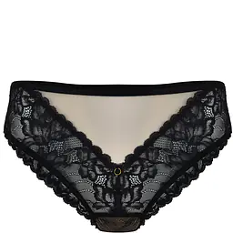 Figi Brazyliany Magic 19235 Mediolano to wyjątkowe połączenie zmysłowości, elegancji i wygody. Uszyte z transparentnej siateczki w cielistym odcieniu, ozdobione czarną, bogato haftowaną koronką, subtelnie eksponują ciało, jednocześnie zachowując klasę i styl. Krój typu brazyliany pięknie modeluje pośladki i wysmukla linię bioder. Wykończenie delikatną lamówką oraz złoty detal na przodzie dodają figom ekskluzywnego charakteru. Wkładka z bawełny zapewnia higienę i komfort noszenia przez cały dzień. To bielizna, która idealnie łączy codzienną funkcjonalność z wyrafinowanym wyglądem – szczególnie w zestawie z biustonoszem Magic Soft 19235.

Skład: 78% Poliamid, 5% Poliester, 12% Elastan, 5% Bawełna