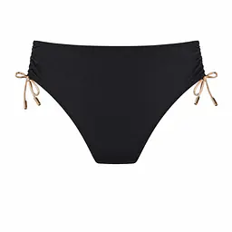 Figi kąpielowe Dorato 20001 marki Mediolano to stylowa propozycja dla kobiet ceniących wygodę i modny wygląd podczas letniego wypoczynku. Klasyczny fason bikini subtelnie podkreśla sylwetkę, a wiązania po bokach pozwalają na idealne dopasowanie do figury. Minimalistyczny design w eleganckiej kolorystyce sprawia, że model doskonale komponuje się z biustonoszem kąpielowym z tej samej kolekcji.
Wysokiej jakości materiał z dodatkiem elastanu zapewnia komfort noszenia, elastyczność oraz odporność na działanie promieni UV i chloru. Figi szybko schną i świetnie dopasowują się do ciała, gwarantując wygodę zarówno podczas plażowania, jak i aktywności w wodzie.
 