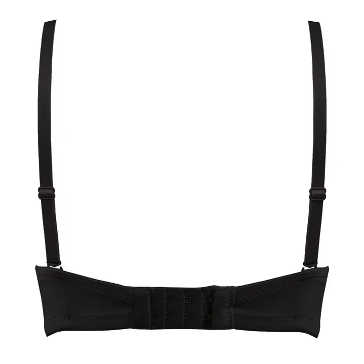Biustonosz NELA Push-Up 19241 marki Mediolano w klasycznej czerni to must-have w garderobie każdej kobiety. Gładkie, formowane miseczki typu push-up pięknie modelują i podnoszą biust, tworząc zmysłowy dekolt. Biustonosz został uszyty z miękkiego, elastycznego materiału (81% poliamid, 19% elastan), który idealnie dopasowuje się do ciała i zapewnia pełen komfort noszenia. Model wyposażono w regulowane ramiączka oraz zapięcie na haftkę, co umożliwia indywidualne dopasowanie. Na mostku uwagę przyciąga dekoracyjne podwójne złote kółeczko, które dodaje nowoczesnego, minimalistycznego charakteru. Idealny do codziennego noszenia – pod dopasowaną bluzkę, sukienkę lub elegancki zestaw.
Skład: 81% Poliamid, 19% Elastan