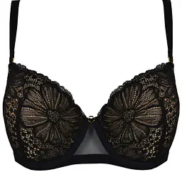 Biustonosz Julia Full Cup 19230 Black Mediolano to elegancka bielizna zaprojektowana z myślą o kobietach z średnim biustem, które cenią komfort i wyjątkowy styl. Miseczki typu full cup wykonane zostały z beżowej pianki pokrytej finezyjną, czarną koronką o kwiatowym wzorze. Dzięki wyjmowanym wkładkom push-up możesz sama zdecydować, jak mocny efekt uniesienia i modelowania biustu chcesz uzyskać. Wyższy mostek oraz dobrze przemyślana konstrukcja zapewniają doskonałą stabilizację. Obwód z elastycznej siateczki i koronki, bez bocznych fiszbin, gwarantuje wygodę nawet przy długim noszeniu. Regulowane ramiączka i zapięcie na haftki zapewniają idealne dopasowanie do sylwetki. To doskonały wybór na co dzień i specjalne okazje.
Skład surowcowy: 85% Poliamid, 10% Elastan, 5% Poliester

Skład surowcowy: 85% Poliamid, 10% Elastan, 5% Poliester
 