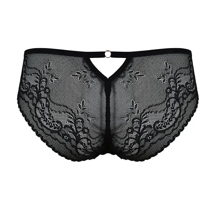 
Figi Feel 19236 Black Mediolano to kwintesencja kobiecej elegancji i zmysłowości. W całości wykonane z delikatnej, elastycznej koronki o kwiatowym wzorze, zapewniają lekkość, przewiewność i komfort przez cały dzień. Przód i tył zdobi ażurowy deseń z efektownym wykończeniem w pasie oraz subtelnym, złotym pierścieniem z tyłu, który dodaje całości wyrafinowanego charakteru. Elastyczna tkanina doskonale dopasowuje się do sylwetki, podkreślając jej kształty, a bawełniany klin dba o higienę i wygodę. To figi, które idealnie sprawdzą się zarówno na co dzień, jak i w zestawie z biustonoszem Feel Bralette Long 19236.
Skład surowcowy: 79% Poliamid,13% Elastan, 8% Bawełna

